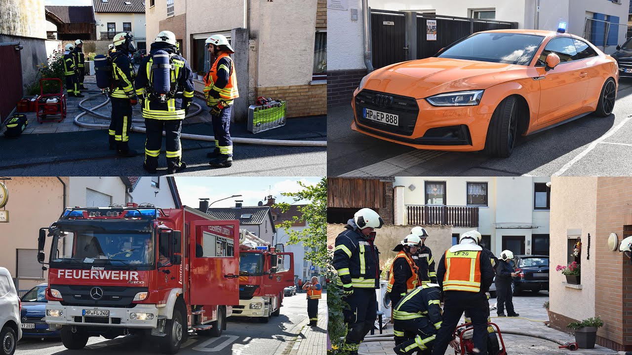 KÜCHE FÄNGT FEUER IN EINHAUSEN - 63-JÄHRIGER BEWOHNER LEICHTVERLETZT GERETTET ~ 03.07.2022