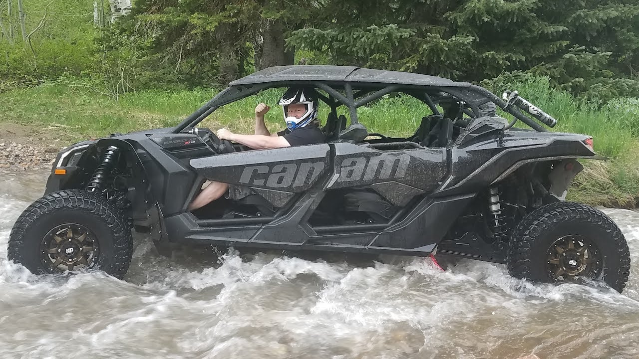 CAN AM MAVERICK X3 X RS ЗАТОПЛЕННАЯ РЕКА