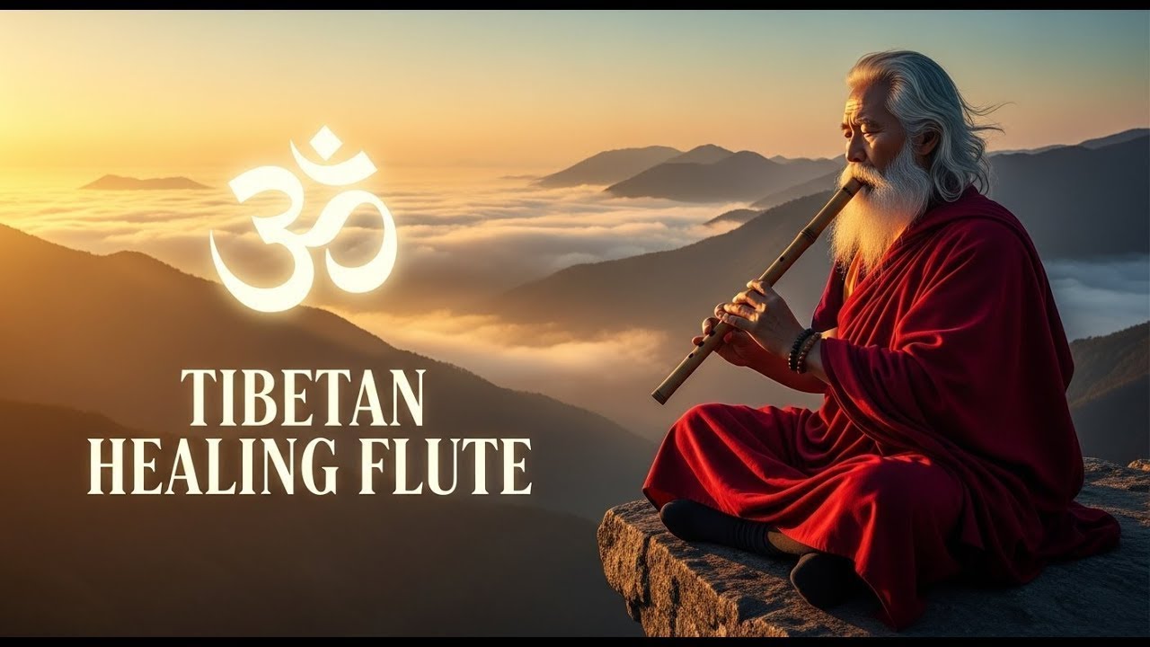 Eliminates All Negative Energy, Tibetan Healing Flute, Increases Mental Strength Aura Clear