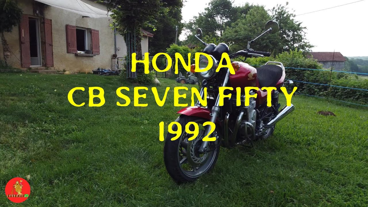 Honda cb 750 seven fifty en virée a Rocamadour