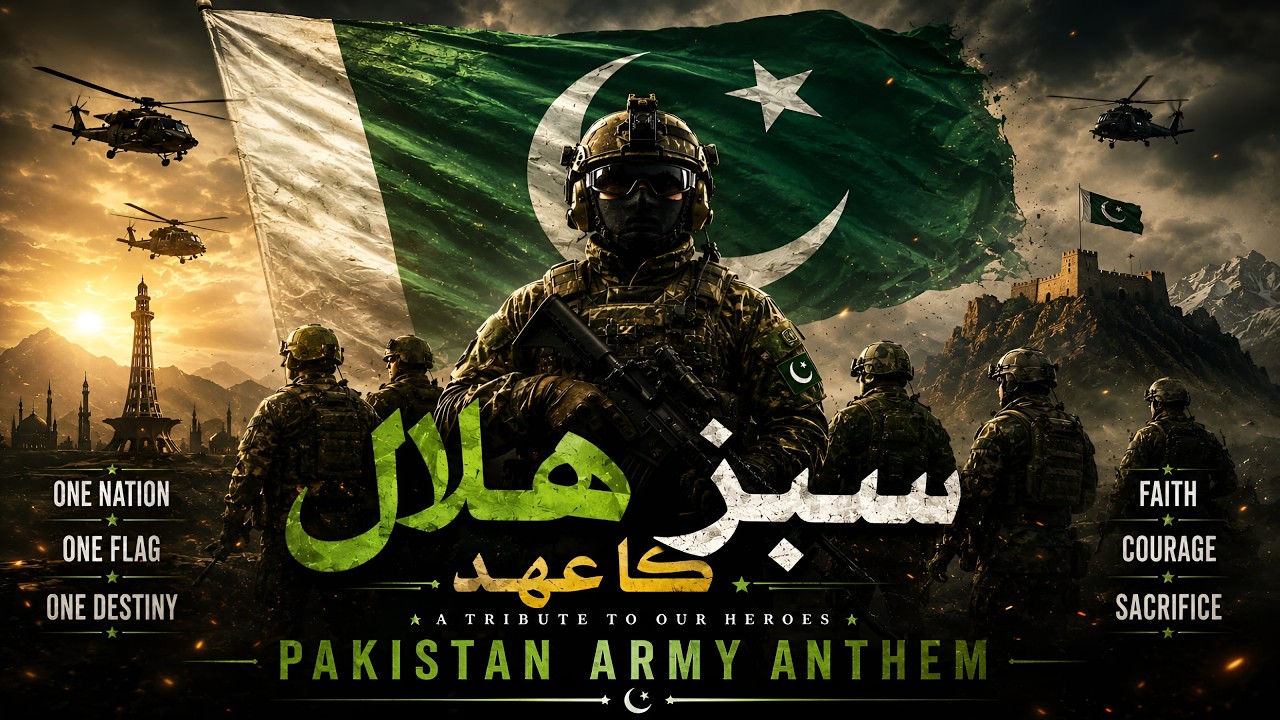 Sabz Hilal Ka Ahad | Epic Pakistan Army Anthem 2026 | Powerful Patriotic Military Song