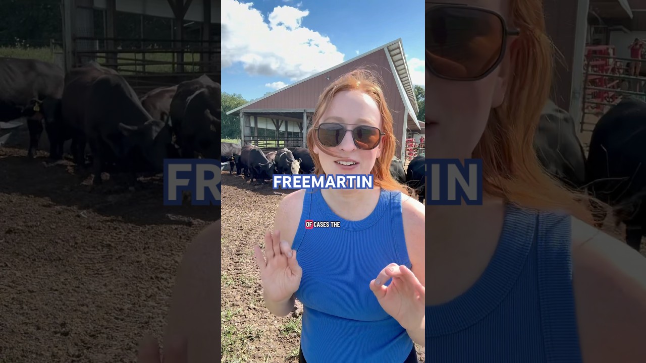 What&rsquo;s a freemartin?  #hobbyfarm #farmlife #farming #livestock #cows  #FreeMartin  #cowfactfriday