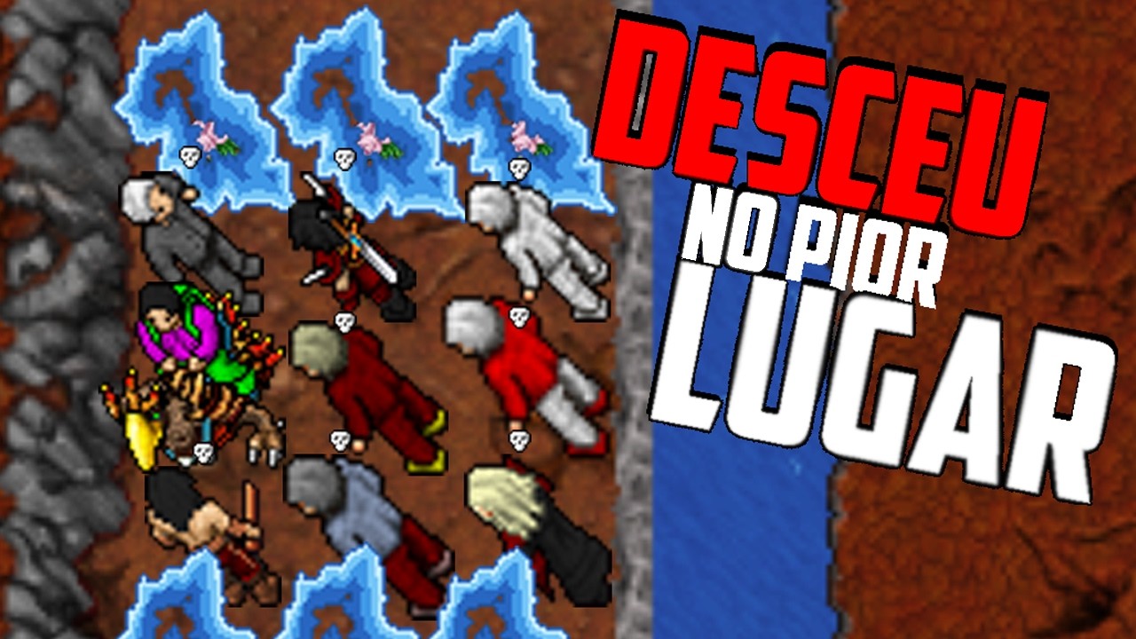 Matamos um level 300 fazendo BLESS andando - Tibia PK Ferobra 11