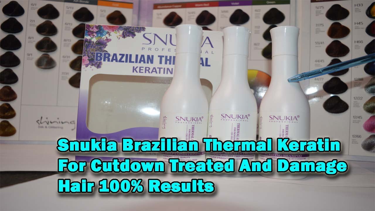 Snukia Brazilian Thermal Keratin Treatment For Cutdown Damage Hair By The Stylish Mod