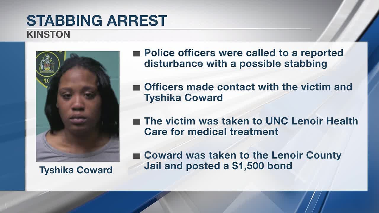 10AM: POLICE: Kinston woman charged with stabbing man with butcher knife