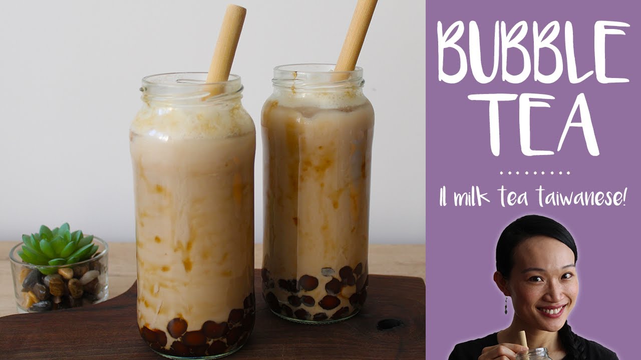 BUBBLE TEA | la ricetta del milk tea taiwanese | perle di tapioca fatte in casa