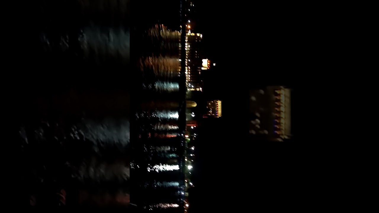 Night View of Taj and Gateway of india