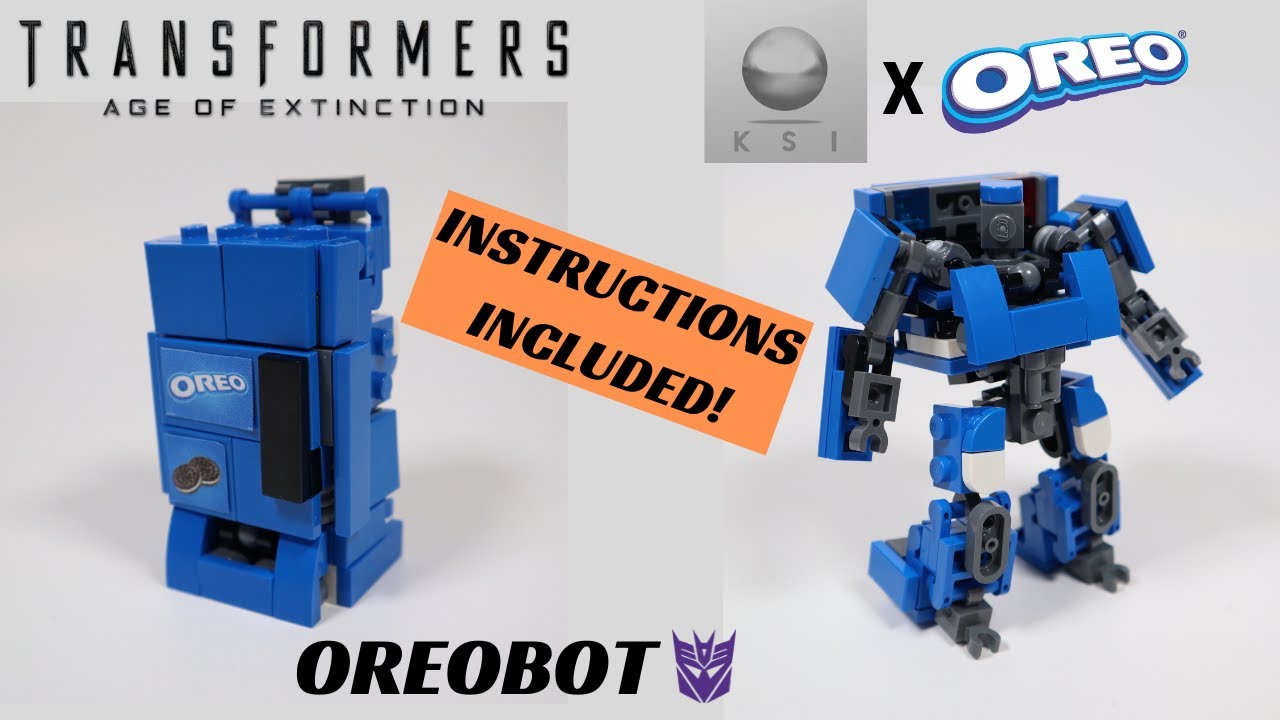 Lego Transformers Age of Extinction: Oreobot/ Oreo transformer (Instructions included)