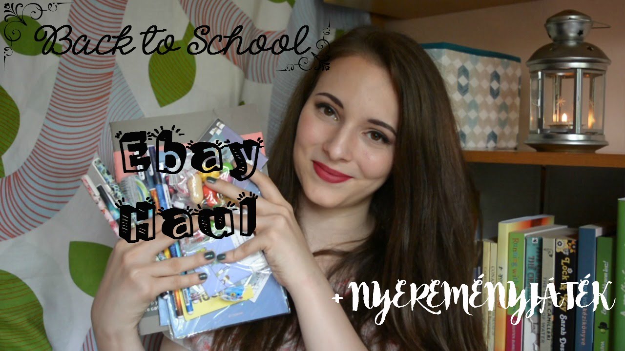 Back To School: Ebay Haul + NYEREMÉNYJÁTÉK!!! LEZÁRVA!!!! | My Comfort Zone for You