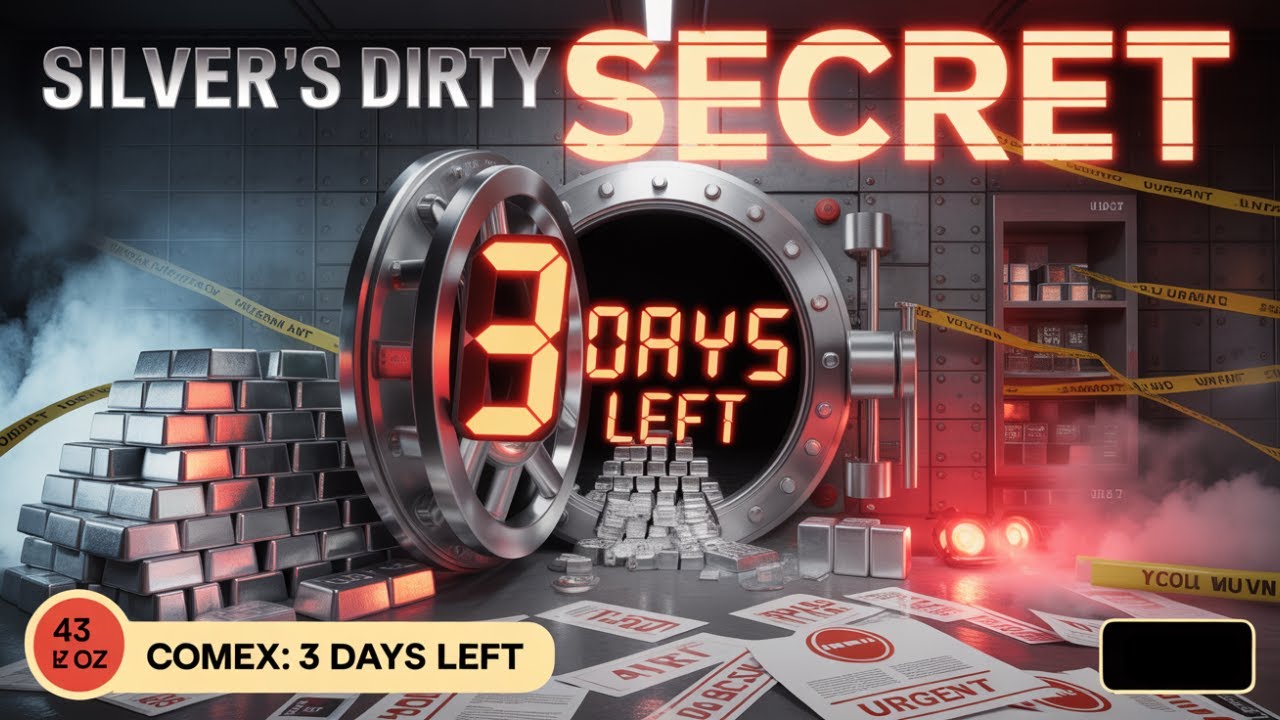 SILVER'S DIRTY SECRET: The COMEX Has Only 3 Days of Supply Left