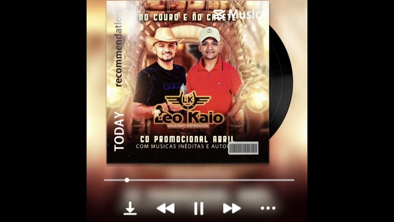 CD PROMOCIONAL ABRIL LÉO KAIO VAQUEIRO IMPERADOR ⚜️