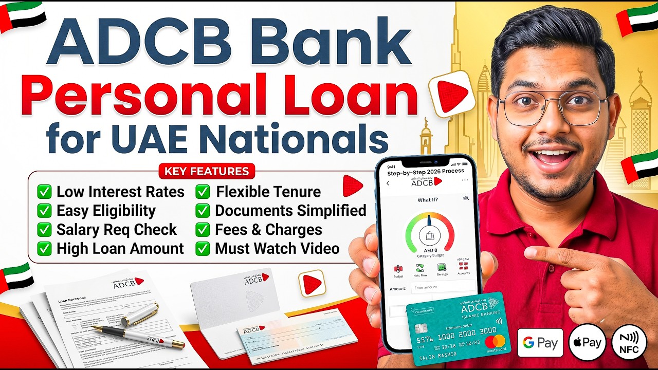 ADCB Bank Personal Loan for UAE Nationals UAE 2026 | Interest Rate, Eligibility & Apply Online