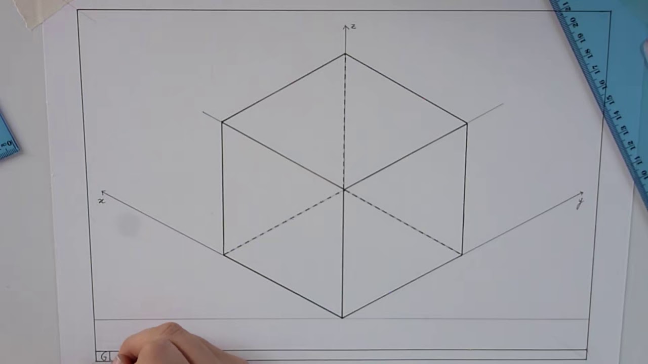 Cubo in Assonometria Isometrica