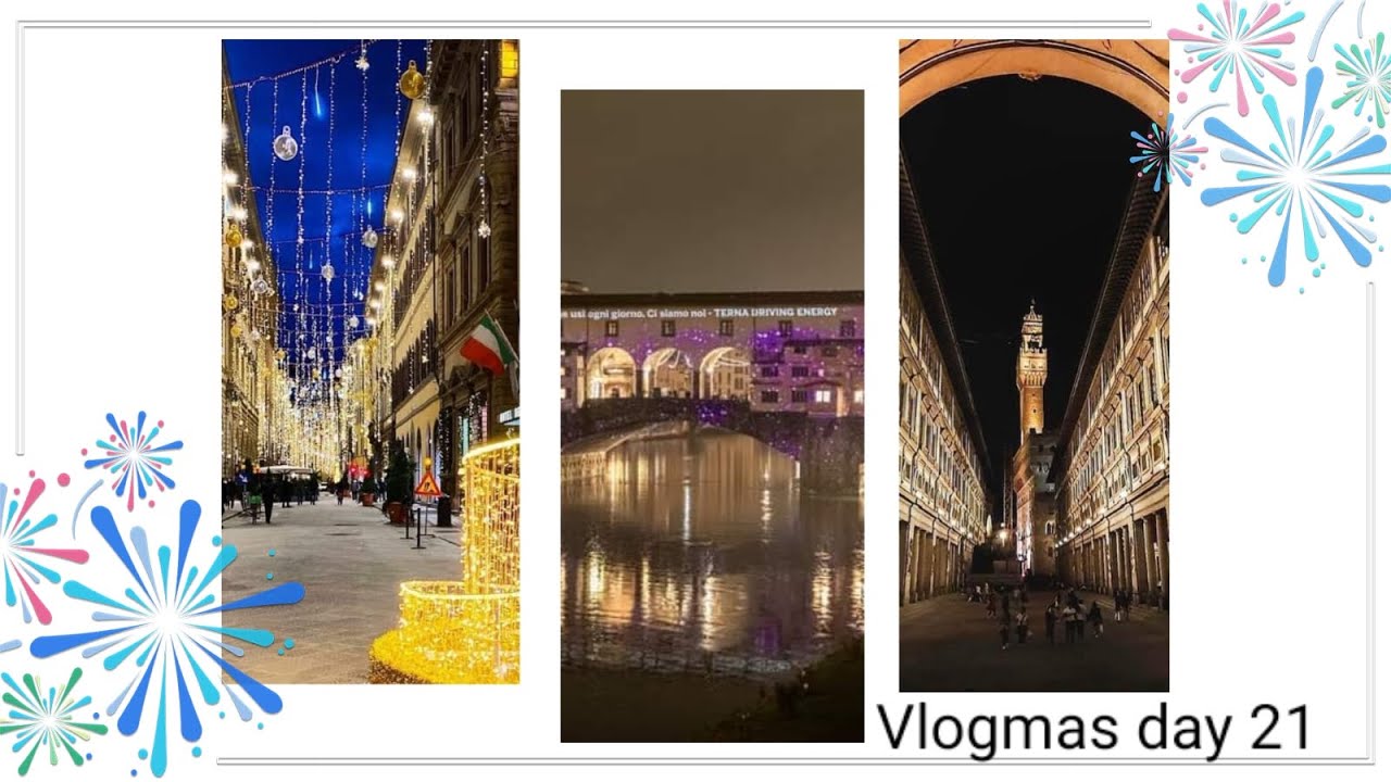 VLOGMAS DAY 21:ZERI ME IKU !!!FIRENZE QYTETI MAGJIK NATEN (PJ 1)
