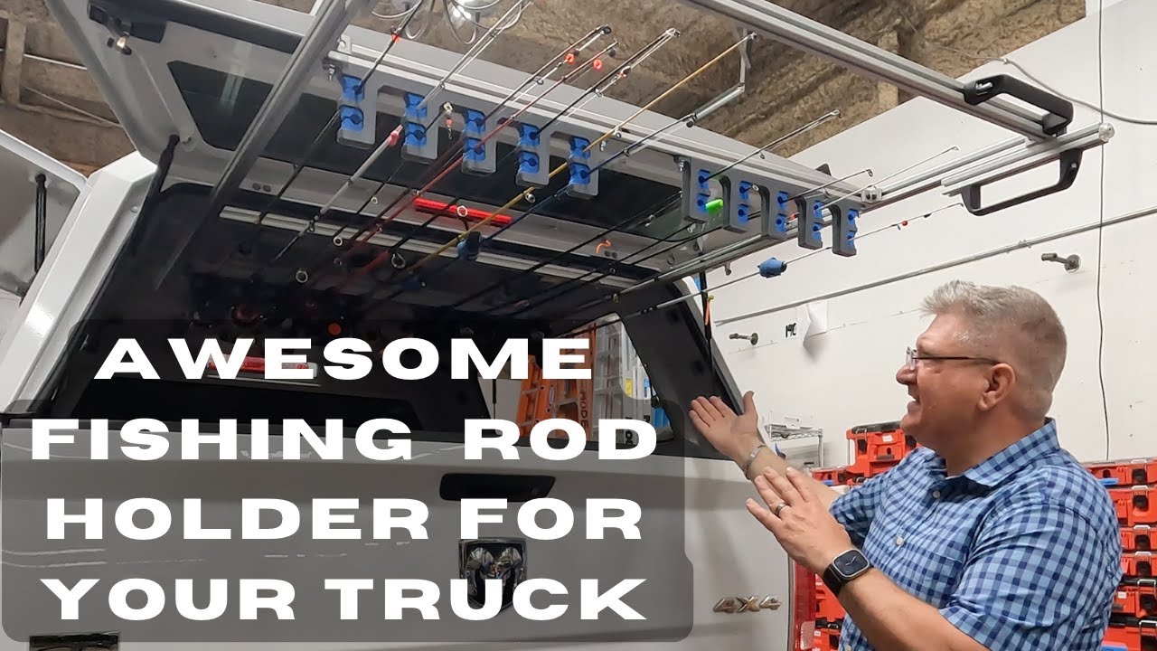 Best Fishing Rod holder for a truck topper? We made one and you can too!