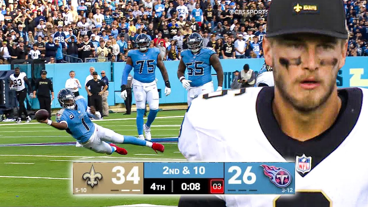 CAN CAM WARD & THE TITANS CREATE MAGIC? Saints vs Titans Week 17 Ending