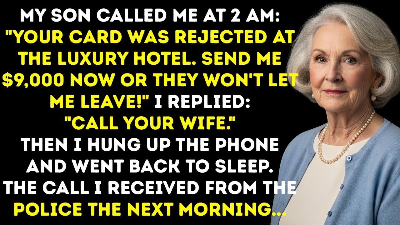 He Called Me At 2 AM Your Card Got Declined At The Hotel. Send Me $9,000 Now Or Else...