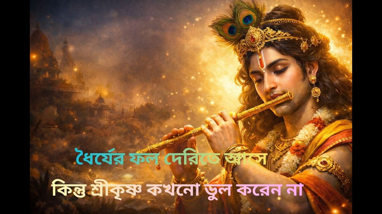 ধৈর্যই সবচেয়ে বড় শক্তি | শ্রীকৃষ্ণের গভীর মোটিভেশনাল বাণী |