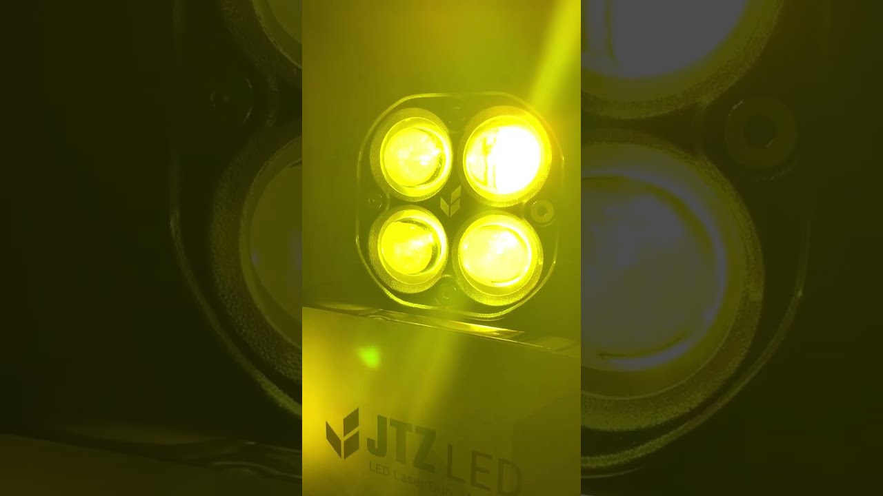 JTZ J4 - Led Tembak 4 Mata 2 Warna Premium!