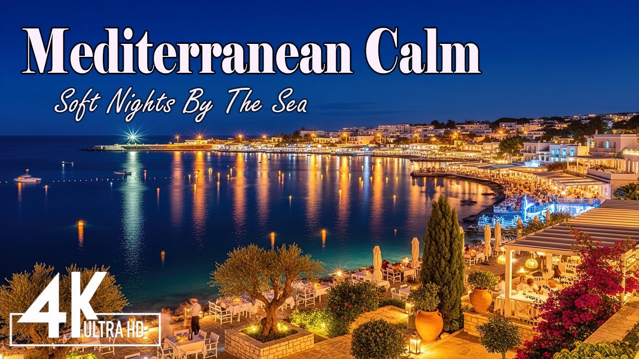 Mediterranean Chill Music 🌊 🎶 Relaxing Italian Vibes & Ocean Waves