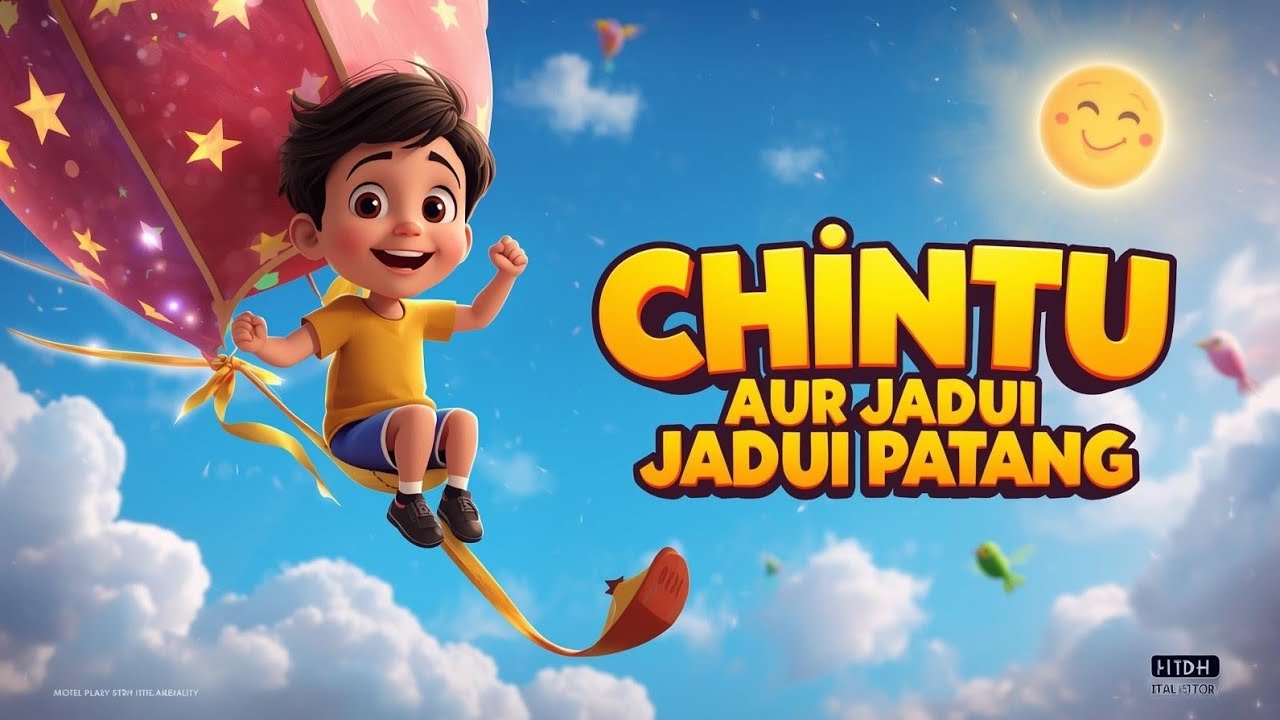Chintu Aur Jadui Patang | Hindi Story | Magical Flying Kite Story for Kids