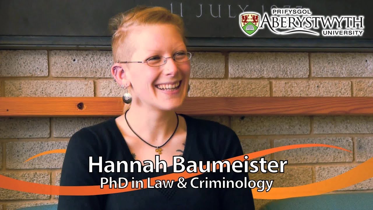 Postgrad Student Talks: Hannah Baumeister, PhD Law and Criminology