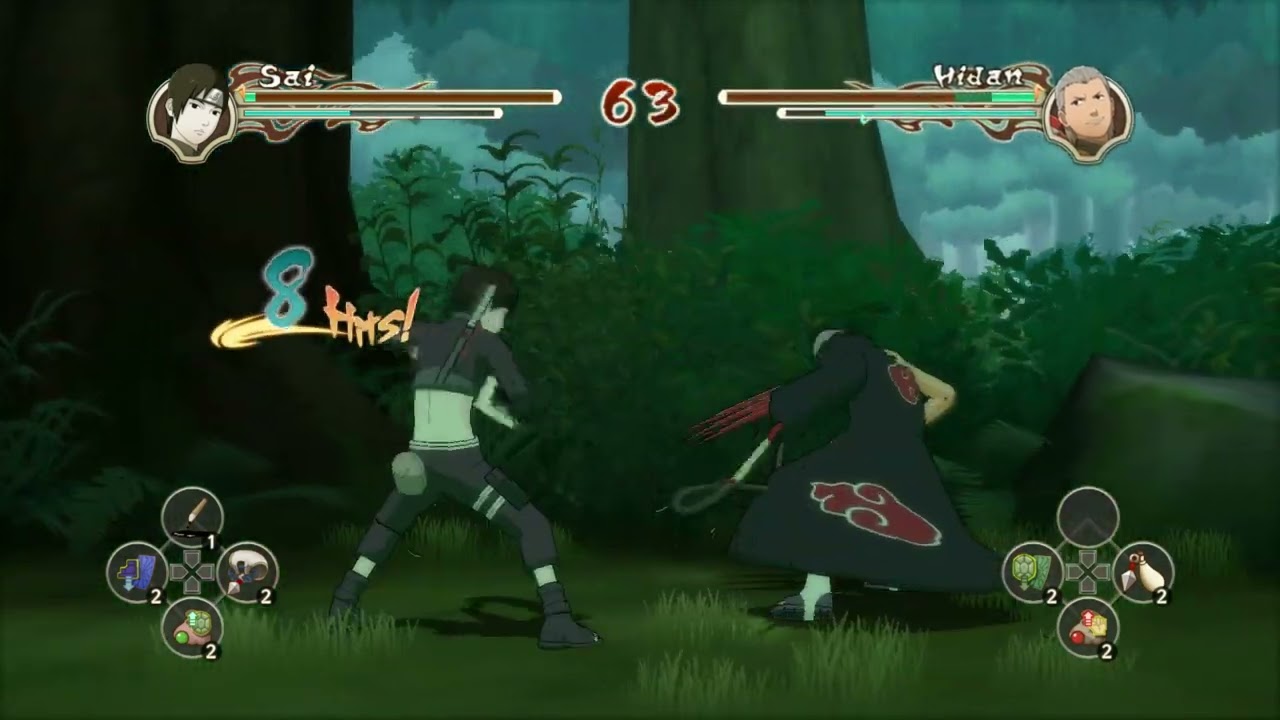 Sai vs Hidan - Naruto Shippuden Ultimate Ninja Storm 2