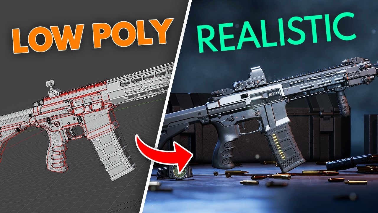 How We Went From Low-Poly to Realistic Gun Models