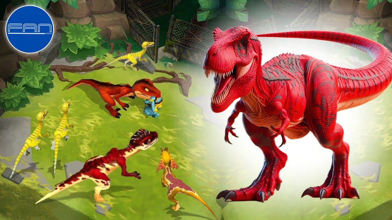 Red T-REX Adventure in Raptor Evolution