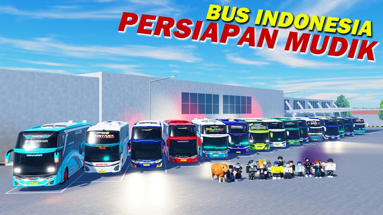 HUNTING BIS INDONESIA PERSIAPAN MUDIK | Roblox Bus Indonesia | Ngabuburit Puasa Hari Ke 21