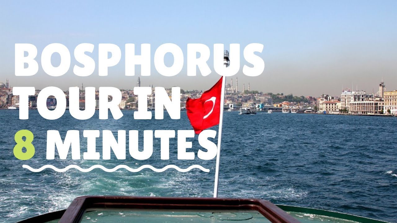 Bosphorus Boat Tour. Boğaz Turu 8 dakikada. Тур Босфорa за 8 минут