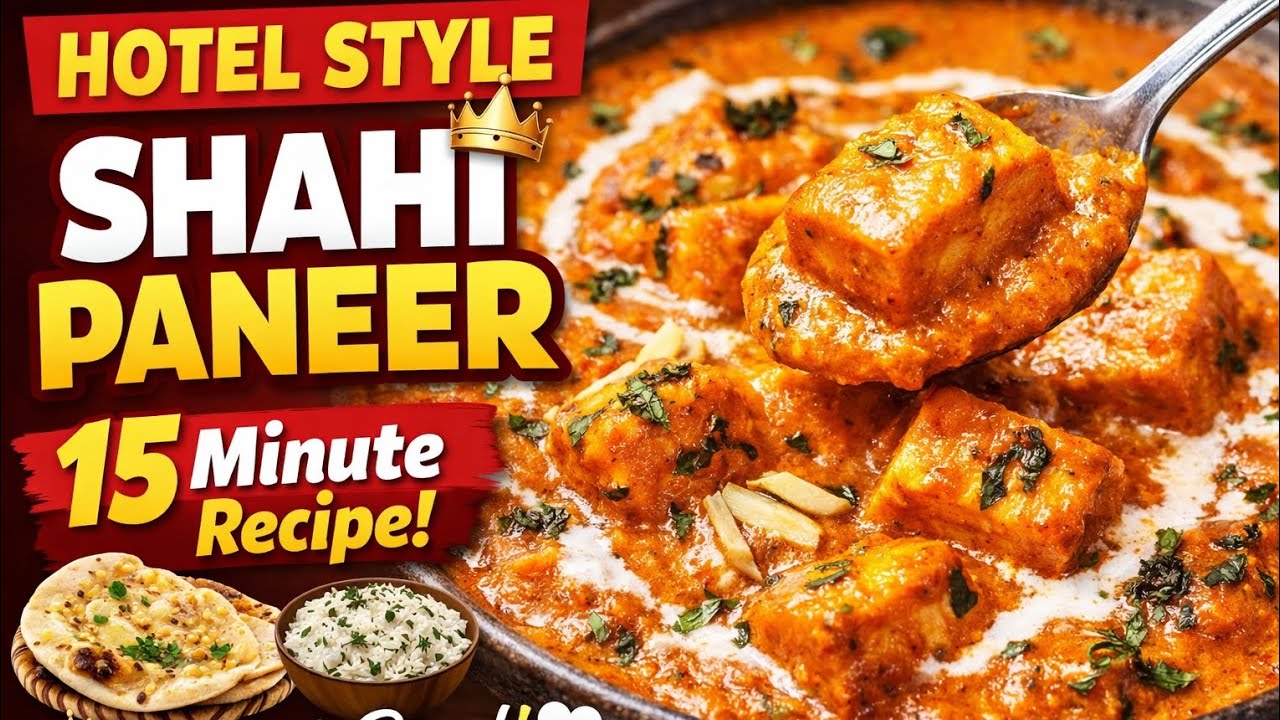 Sirf 15 Minute Mein Shahi Paneer 😍 | Restaurant Jaisa Taste Ghar Par