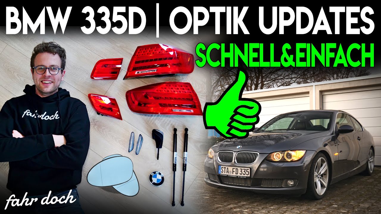 BMW E92 335d | OPTIK MODIFIKATIONEN | Schaltknauf | BMW Emblem | Blinker| LCI | Fahr doch