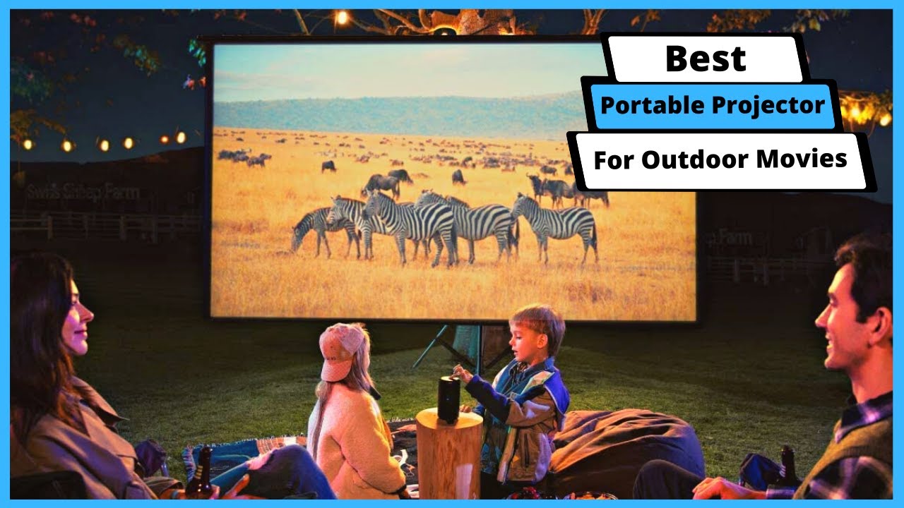 ✅ Best Portable Projector For Outdoor Movies | Top 5 Portable Projectors (Buying Guide)