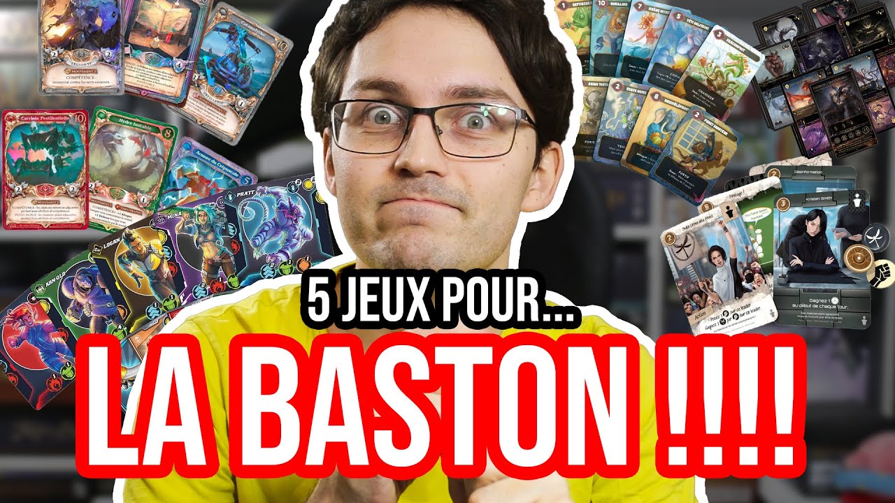 5 JEUX de cartes d'AFFRONTEMENTS !
