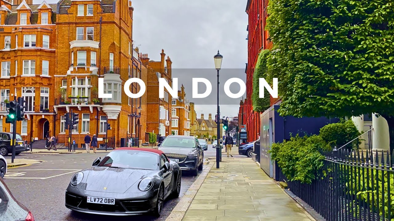 Best London Walking Tour | Knightsbridge to South Kensington | 4K HDR