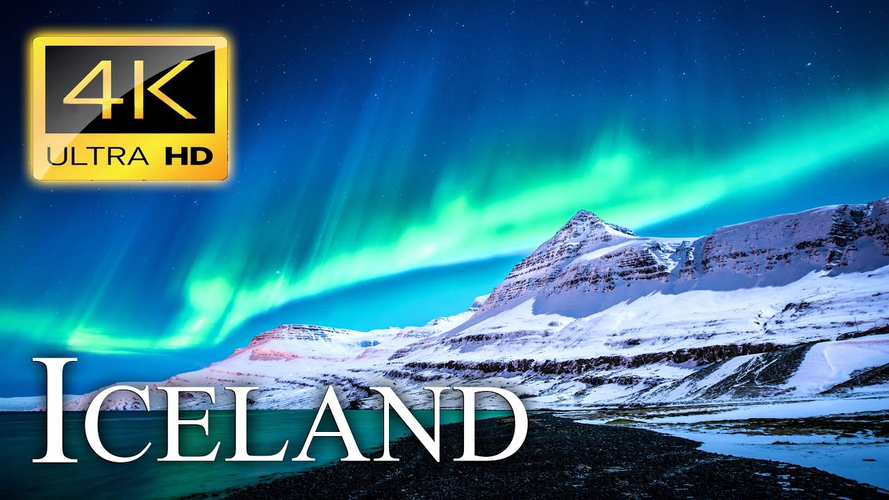 Iceland's Majestic Beauty: HDR 4K Drone Video and Relaxing Music