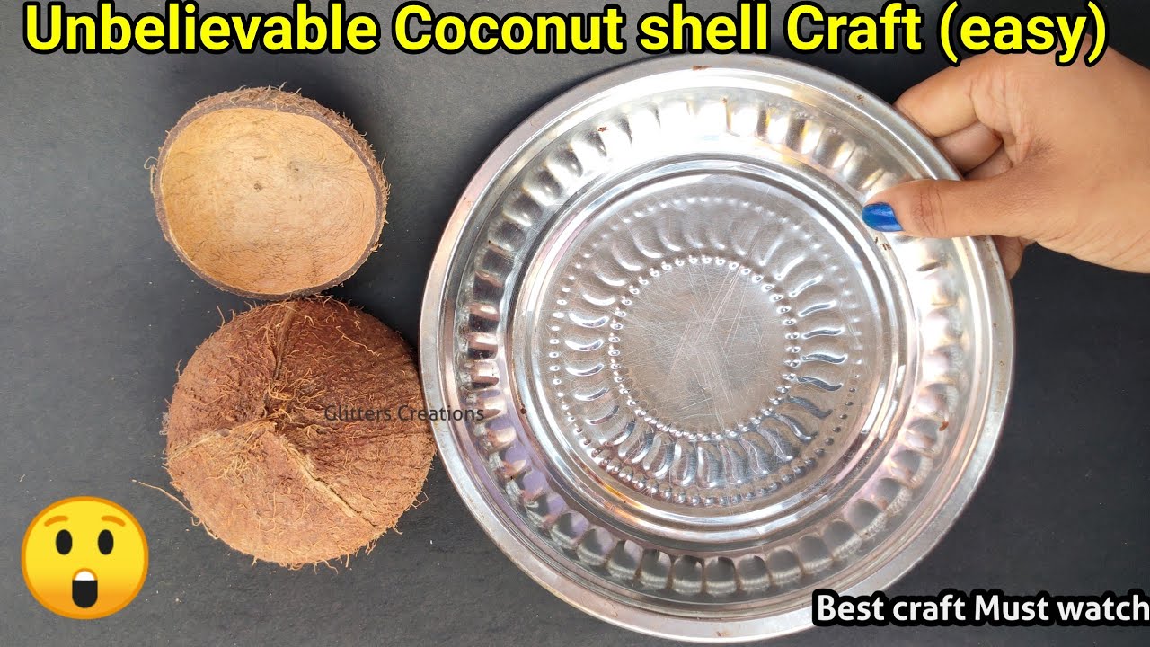 Must Watch🥥 Coconut shell craft ideas/Best out of waste craft ideas/coconut shell reuse ideas