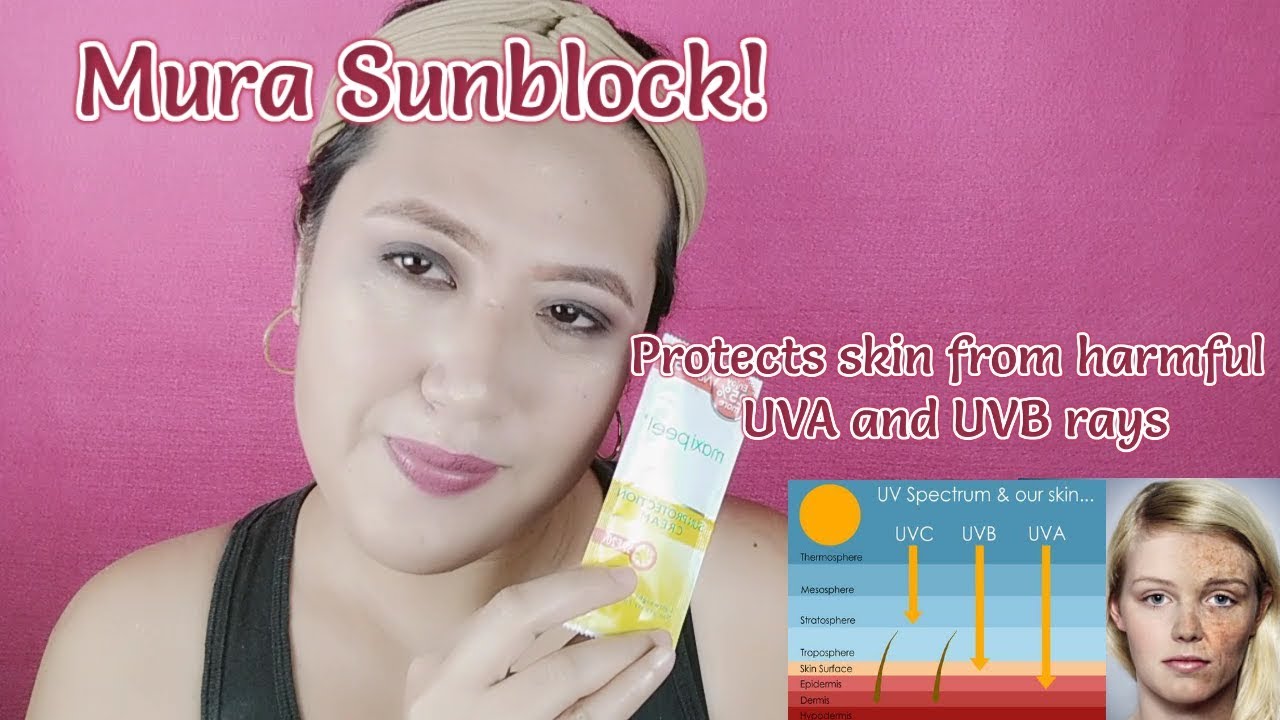 MURANG SUNBLOCK l MAXI PEEL SUN PROTECTION CREAM REVIEW