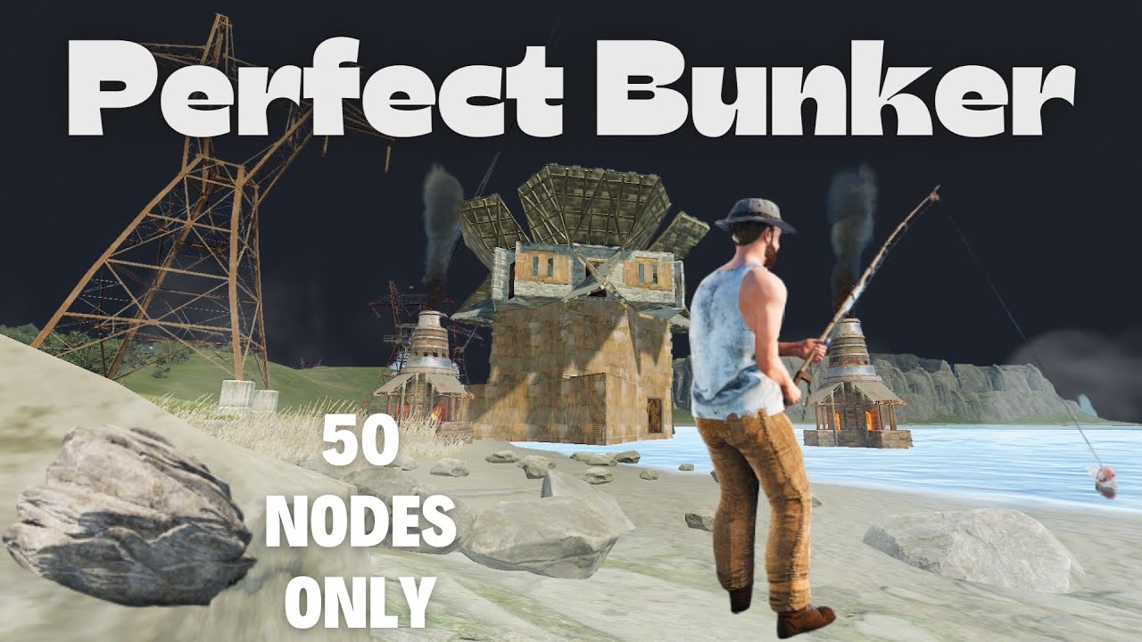 Rust - Perfect 2X2 Bunker Design | Easy Build! | Solo/Duo/Trio
