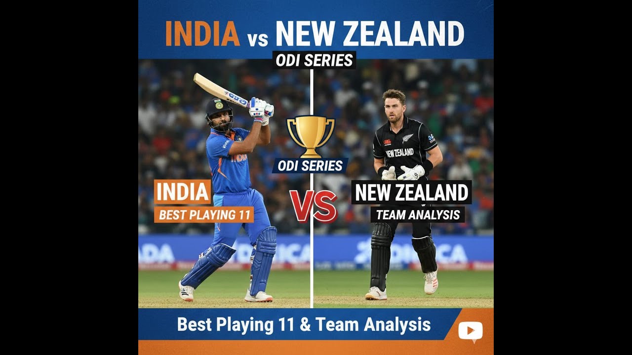 India vs New Zealand ODI Series | Best Playing 11 & Team Analysis