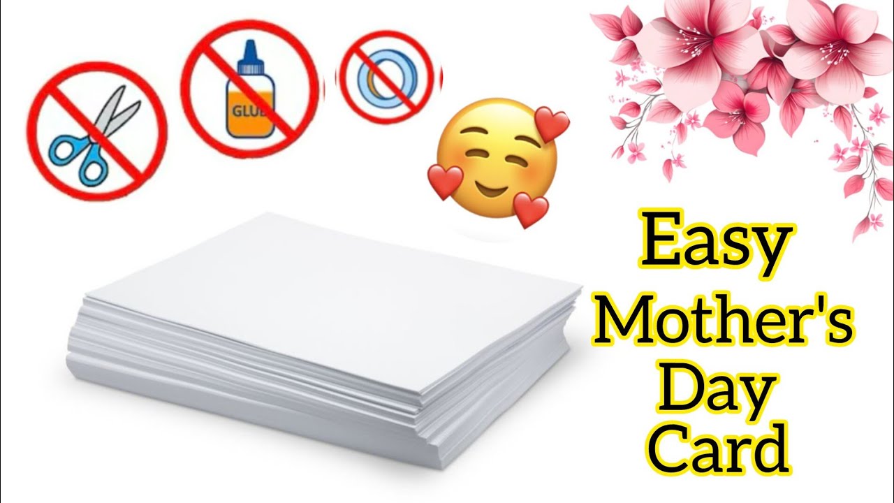 Happy Mother's Day Card / Easy Mother's Day Card / Mother's Day Card / How to Make Mother's Day card