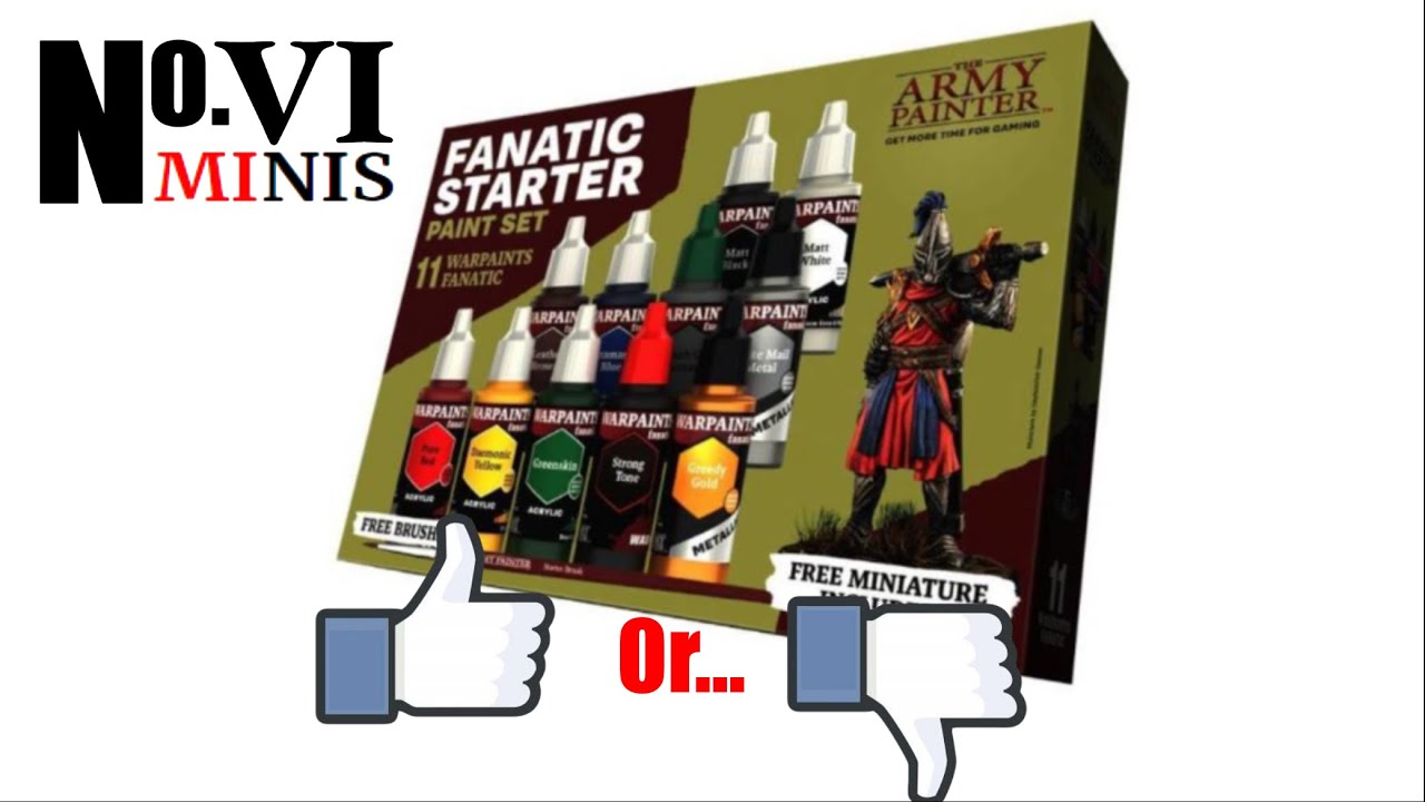 Is the New Army Painter Warpaints Fanatics Starter Set Any Good???
