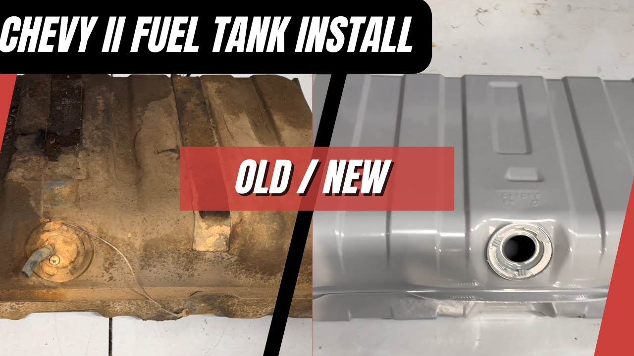 65 Chevy II gas tank install: A Father and Son Project
