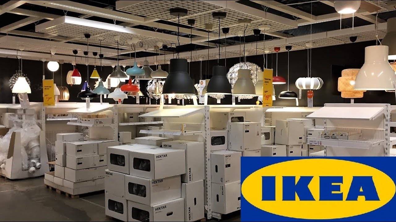 IKEA LIGHTING LIGHTS LAMPS HOME DECOR - SHOP WITH ME SHOPPING STORE WALK THROUGH 4K