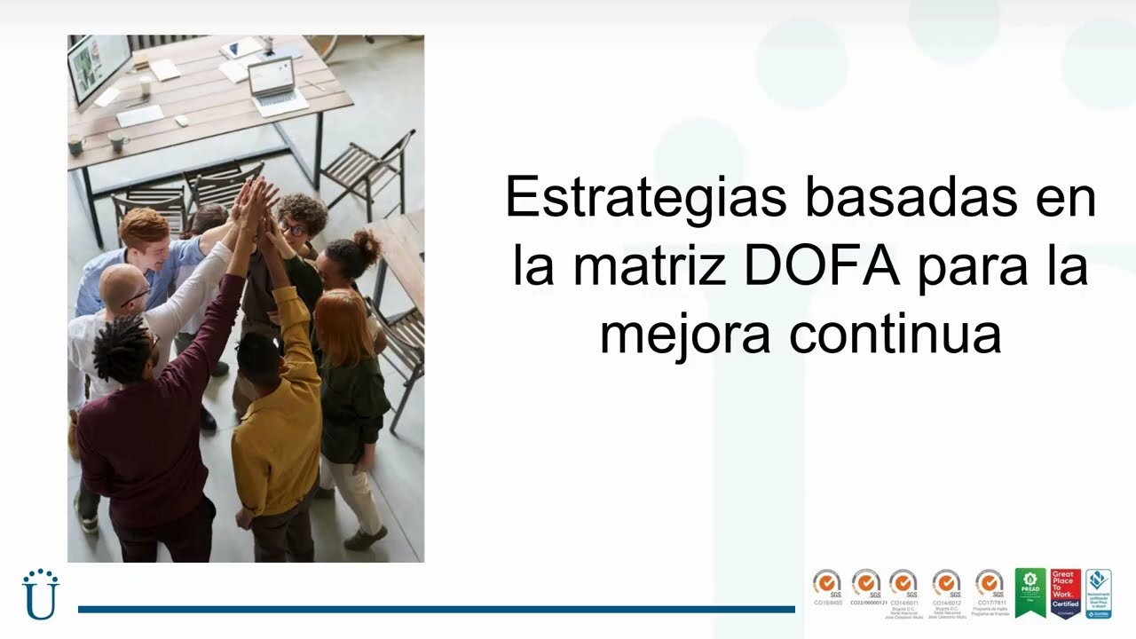 Análisis estratégico con matriz DOFA