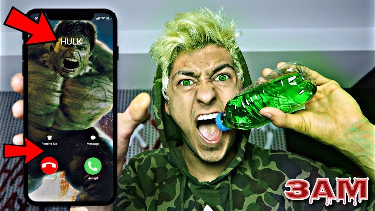 НЕ ПЕЙТЕ ЗЕЛЬЕ ХАЛКА В 3 ЧАСА НОЧИ!! *ИСПЫТАНИЕ ХАЛКА*