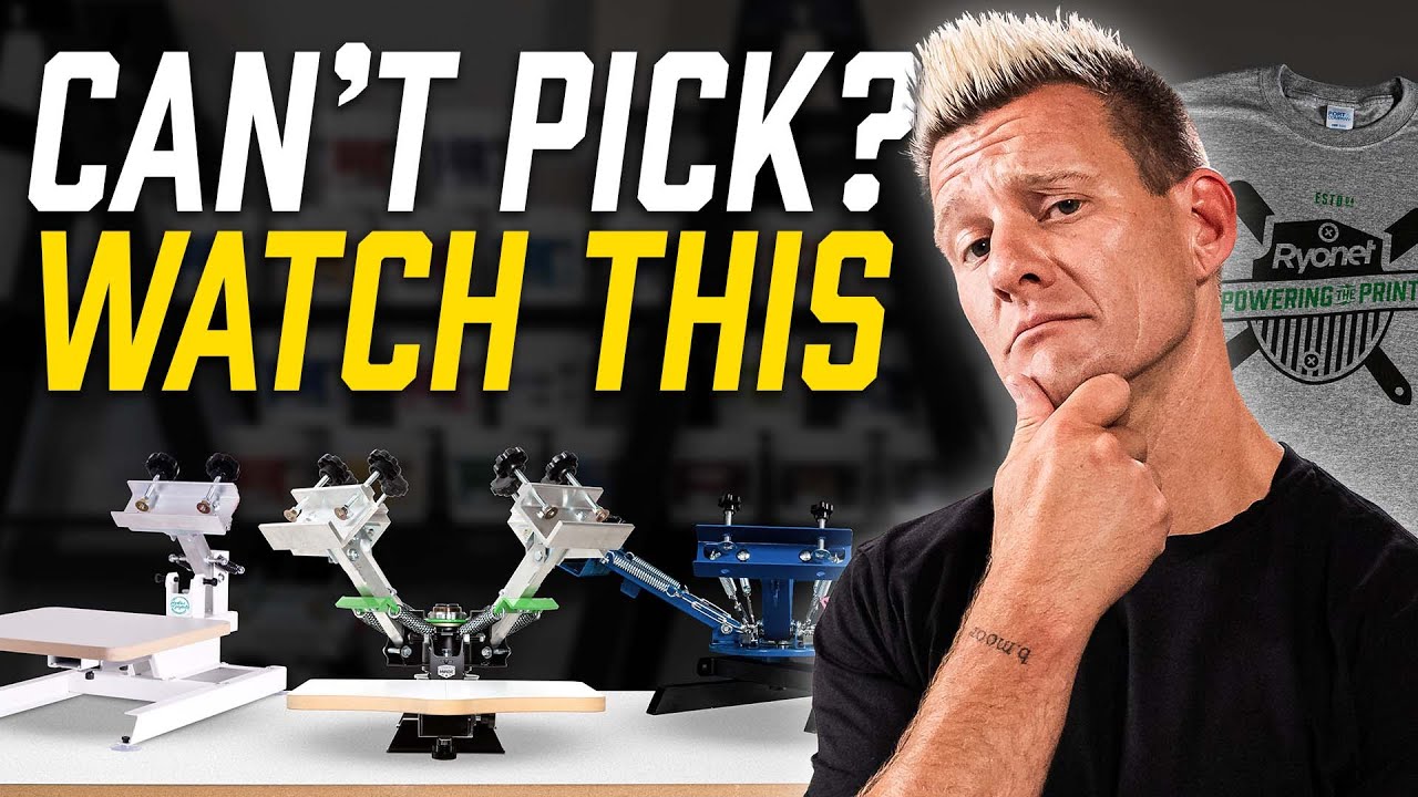 Top 3 Screen Printing Presses for Beginners | Tested Side by Side