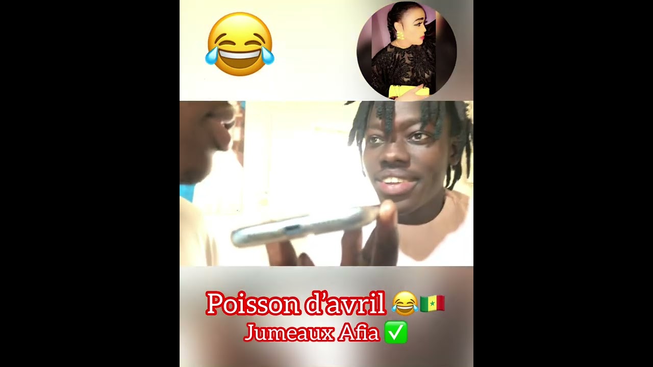 Jumeaux afia poison d avril à notre maman