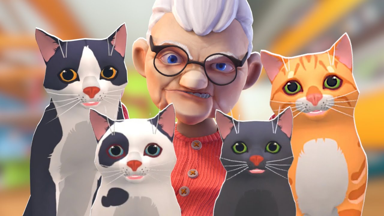 Rescuing Even MORE CUTE CATS!! - Cat Cafe VR Full Game